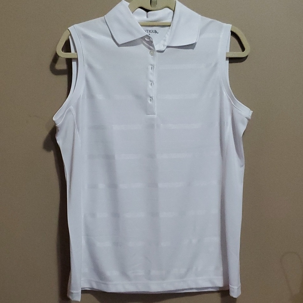 Antigua golf shirt size large